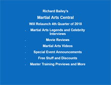 Tablet Screenshot of martialartscentral.com